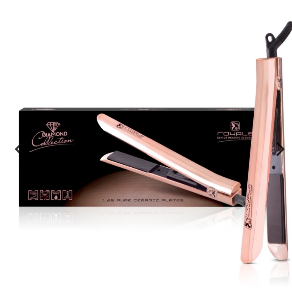 Rose Gold Hair Straightener